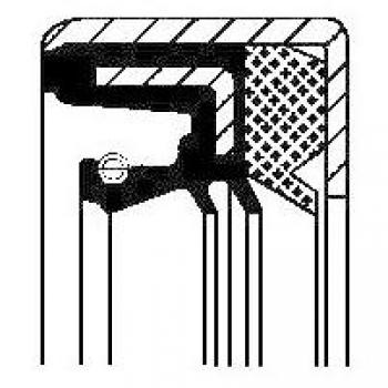 CORTECO 01035434B Anello tenuta, Differenziale