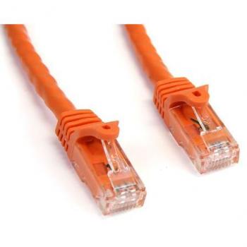 StarTech Cat6 Patch Cable, 10ft Length, Orange Color