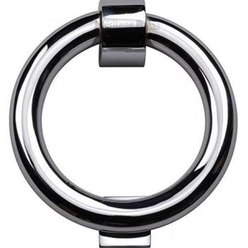 10.7cm x 10.7cm Chrome Rounded Knocker