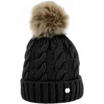 Hy Unisex Adult Melrose Cable Knit Bobble Beanie