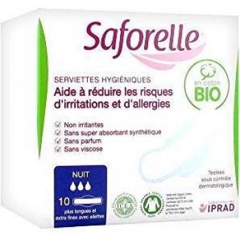 Serviettes nuit coton boîte de 10