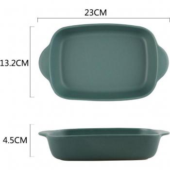 High-Temperature Ceramic Cheese Baking Pan