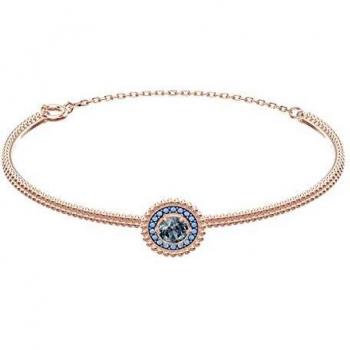 Swarovski Oxygen Bracciale Grigio con Oro Rosa Placca