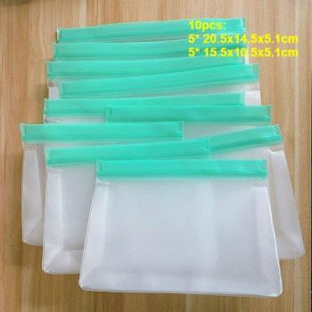 6 Pack Leakproof Food Storage Bags