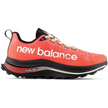 Zapatillas New Balance Super Comp Trail Femenino Naranja, características: diseño ligero y transpirable, tecnología FuelCell para mayor retorno de energía, suela de goma resistente para tracción en terrenos irregulares, amortiguación reactiva