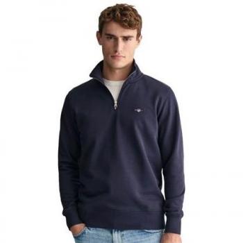 Gant Shield Sweatshirt mit halbem Reißverschluss