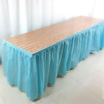 Jupe de Table pour Anniversaire et Banquet