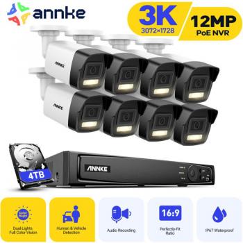 Ensemble de Caméras de Surveillance Extérieur 8 Caméras Smart
