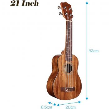 Camwood Ukelele de Teakwood 15 Trastes