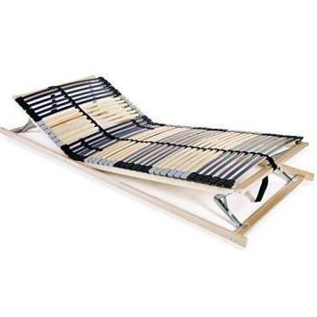 Lit simple adultes avec sommier à lattes 42 x 7 x 90x200 cm vidaXL