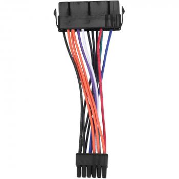 Fibre d’alimentation ATX 24 broches à 12 broches en noir