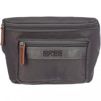 BREE Cabrio-Geldgürtel – grau, wasserabweisend, 55 cm