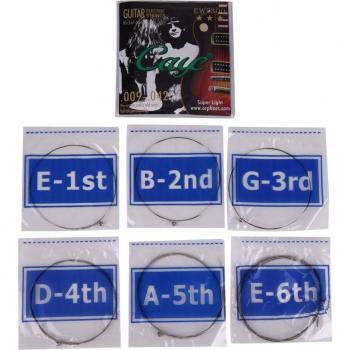 6er Set Gitarrensaiten für E-Gitarren