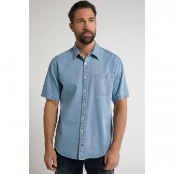 Camicia di jeans blu con colletto inglese uomo XXL JP1880