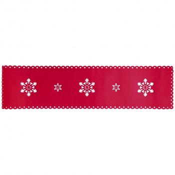 Winter Crystal Felt Table Runner
