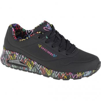 Skechers Uno-Loving Love, sneaker nere per donne