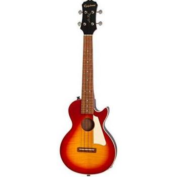 Ensemble Ukulélé Ténor Les Paul Héritage Cerisier Sunburst + Housse