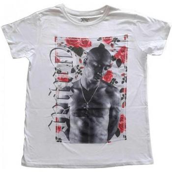 Tupac Shakur Floral Print Women's Cotton T-Shirt