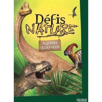 Agenda Défis Nature 2020-2021 : Avec 1 marque-page T. rex (DEFIS NATURE