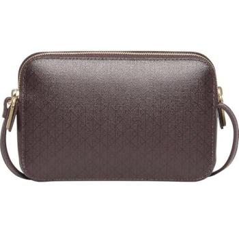 Calvin Klein Mini‑Bag Dunkelrot – Allover‑Monogramm‑Logo