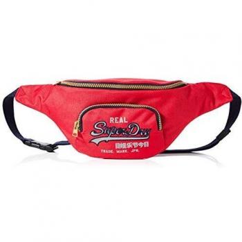 Superdry Sac Banane Cny, Besace femme, Rouge (Red), 37x15x5 cm (L x H x P)