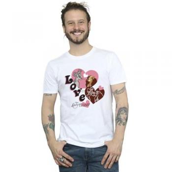 T‑shirt Spaghetti Amore con Lady e Tramp