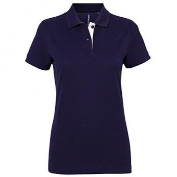 Asquith & Fox Women's Cotton Short Sleeve Polo Shirt