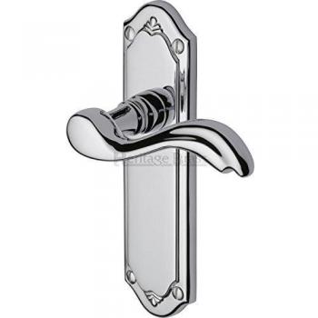Polished Chrome Lever Latch Duo – Lisbon Design