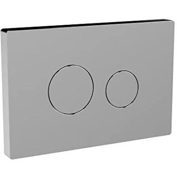 Nuie 210 mm x 140 mm Dual Flush Pneumatic Controller – Chrome