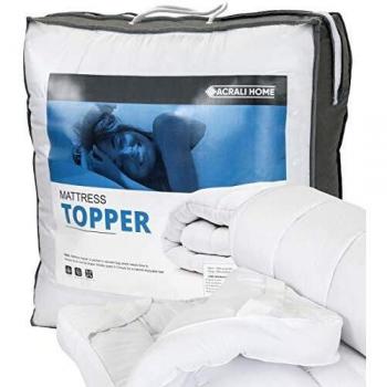 ACRALI HOME Hypoallergenic Microfibre Single Mattress Topper 4 Inch