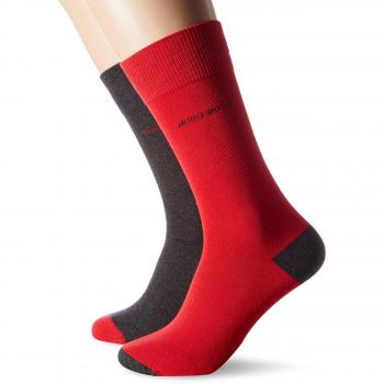 BOSS Socken Herren 2P RS Heel&Toe CC, Schwarz