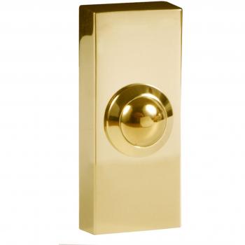 BYR2204 Wired Bell Push Brass 74 x 32mm
