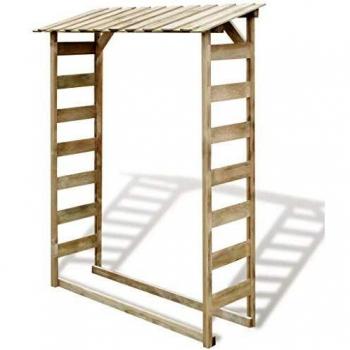 Sturdy Firewood Hut 150x44x176 cm Pre-Impregnated Pine
