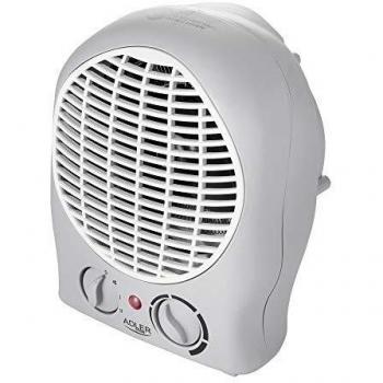 Chauffage de sol Adler AD7717, 2000 W, thermostat, protection contre la surchauffe, élément céramique, blanc