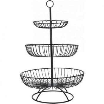 Cesta Retro 3Niveles Frutero