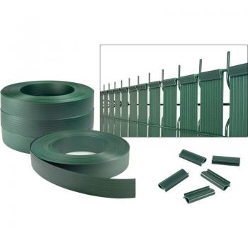 Rouleau de lames souples PVC Casanoov Baldo – 400 m, 46 mm, vert