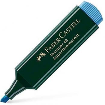 FABER-CASTELL Textmarker TEXTLINER 48 REFILL, blau