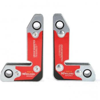 2Pcs Wm7-S Magnetic Right Angle Clamp for Internal & External Welding