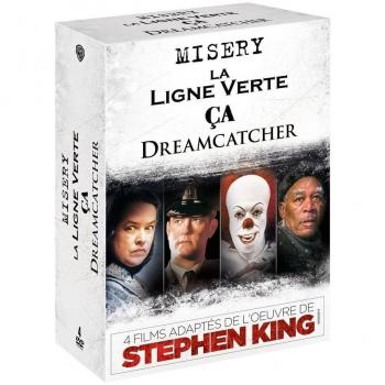 Collection DVD Stephen King – 4 Films : Dreamcatcher, Misery, La Ligne Verte et Ça (Édition Limitée)