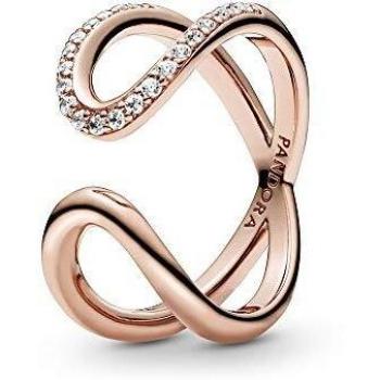 Rosa Eternidad Pandora 14K 56Z – Anillo Abierto y Envolvente