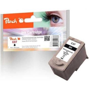 Peach Tintenpatrone schwarz kompatibel zu Canon PG-37