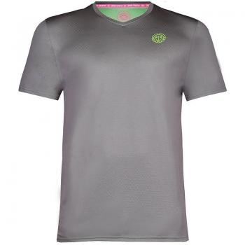 Camiseta Deportiva Bidi Badu Evin Gris Verde Neón Junior