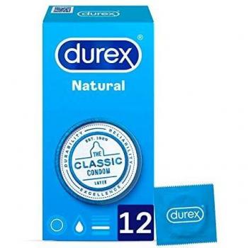 Durex Natural Plus Condoms 12 Units