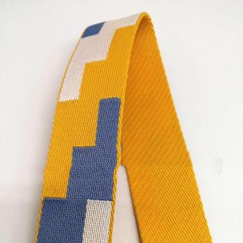 Cinta de encaje decorativa de poliéster, 4M, 38mm de ancho, RD050