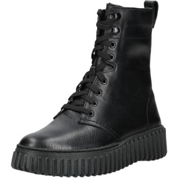 Black Leather Torhill Style Ankle Boot – Women’s Size 6
