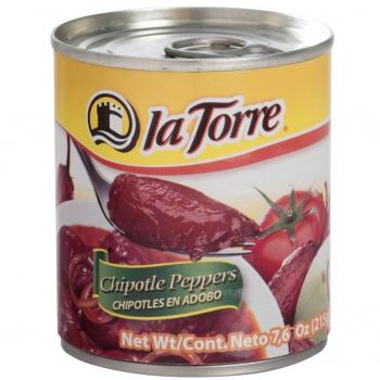 Chipotle Chili Packung La Torre – 6 x 215 g