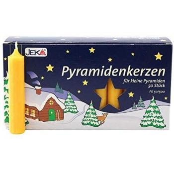 Kerzen für Pyramiden, 14 x 74 mm, natur