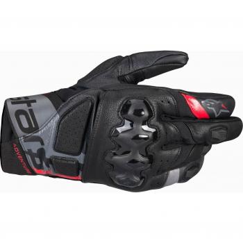Gants Moto Alpinestars Belize V3 Noir Gris Rouge Taille M