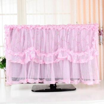 Floral Design 52-Inch TV Dust Cover