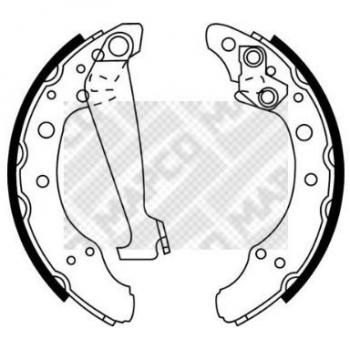 Mapco 8810 Brake Shoes and Hardware Kit for Drum Brakes